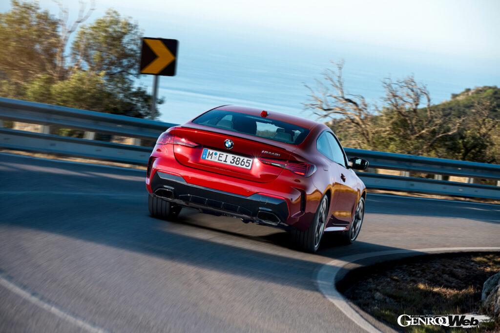 「BMW 4シリーズ クーペ」改良新型のエクステリア。