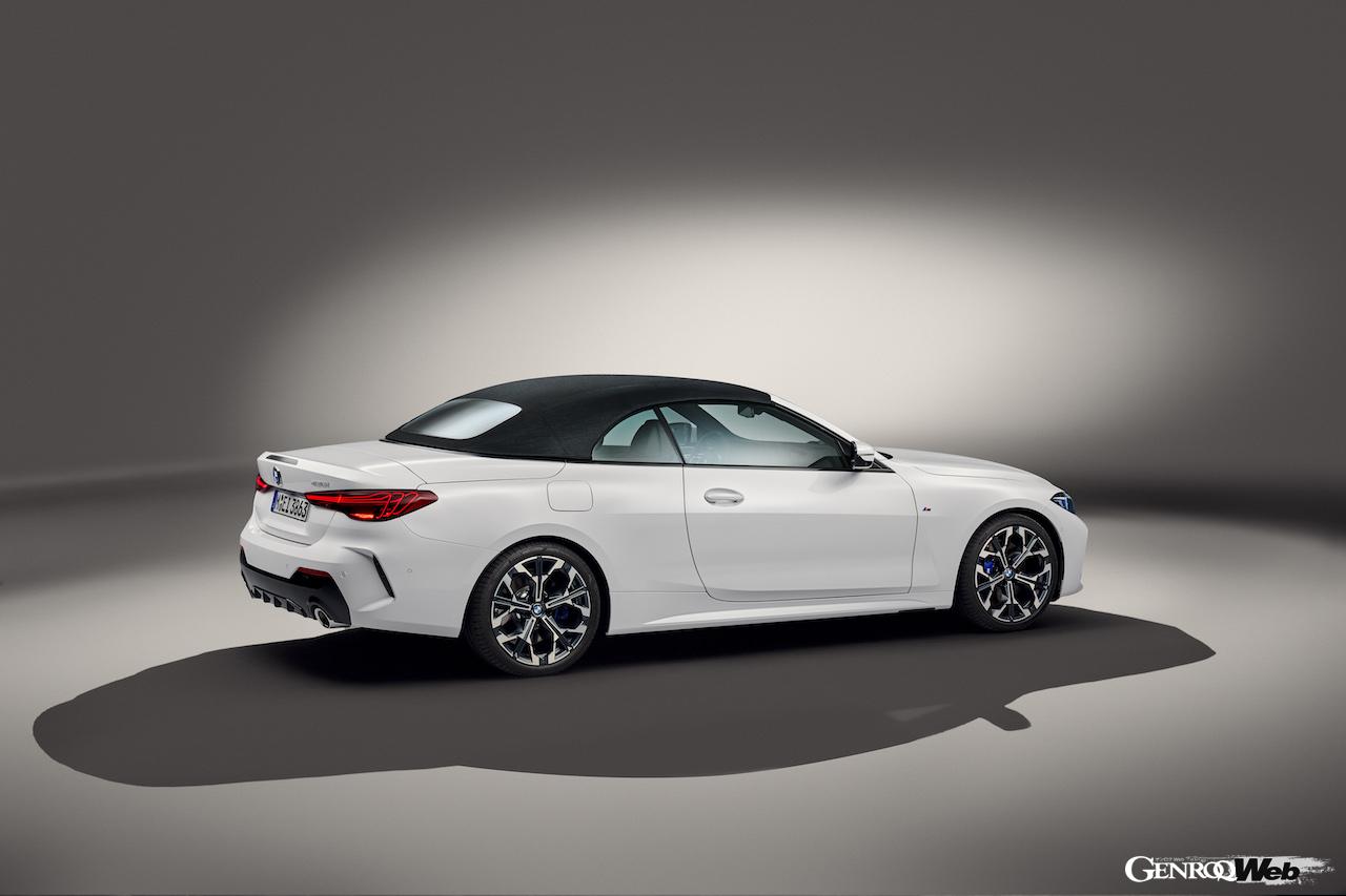 「BMW 4シリーズ コンバーチブル」改良新型のエクステリア。