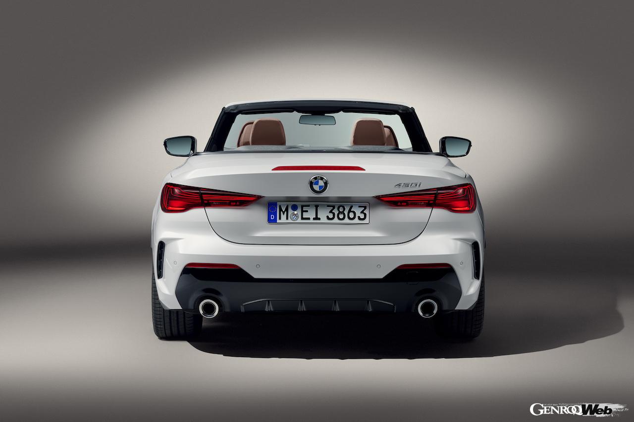 「BMW 4シリーズ コンバーチブル」改良新型のエクステリア。
