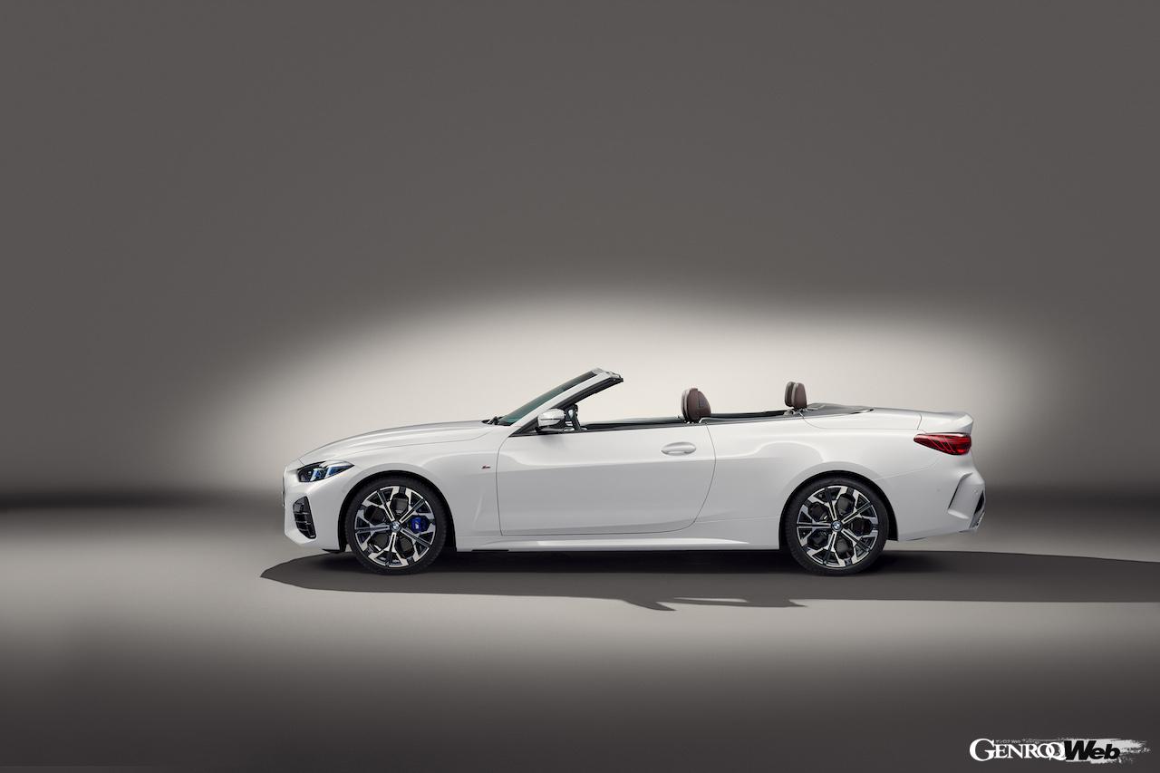 「BMW 4シリーズ コンバーチブル」改良新型のエクステリア。