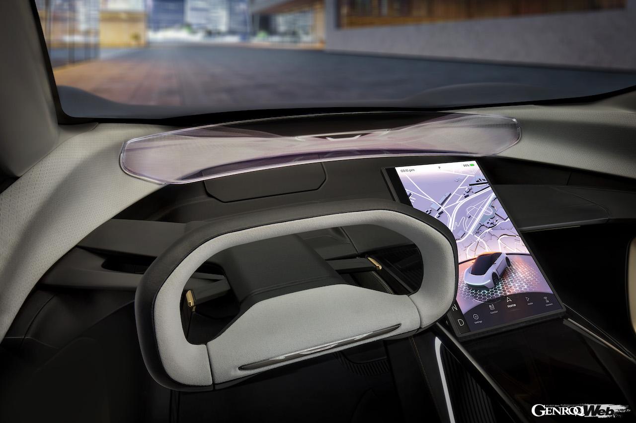 自動運転BEV「クライスラー ハルシオン コンセプト」のインテリア。