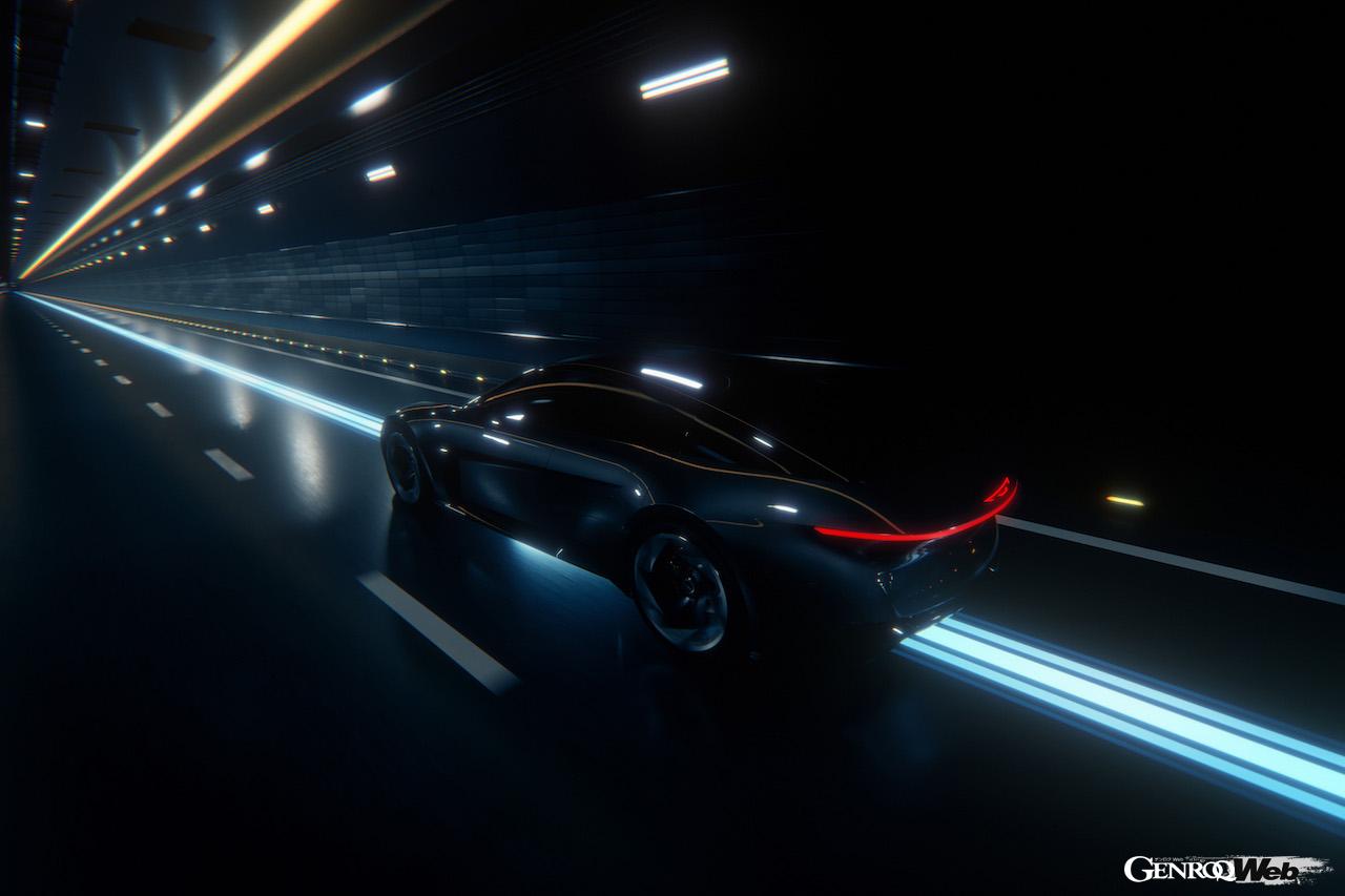 自動運転BEV「クライスラー ハルシオン コンセプト」のエクステリア。