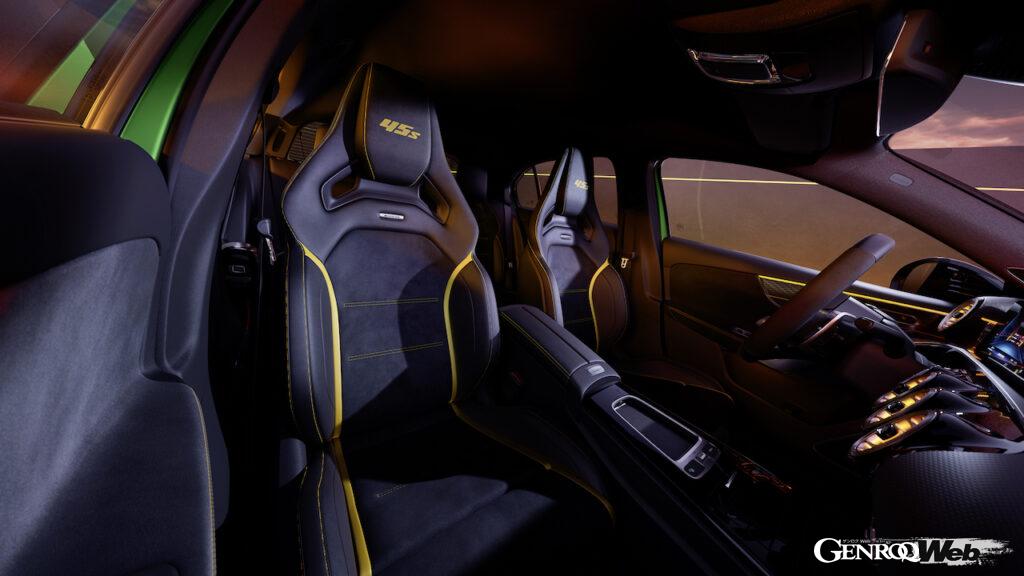 特別仕様車「メルセデス AMG A 45 S 4MATIC+ リミテッド・エディション」のインテリア。