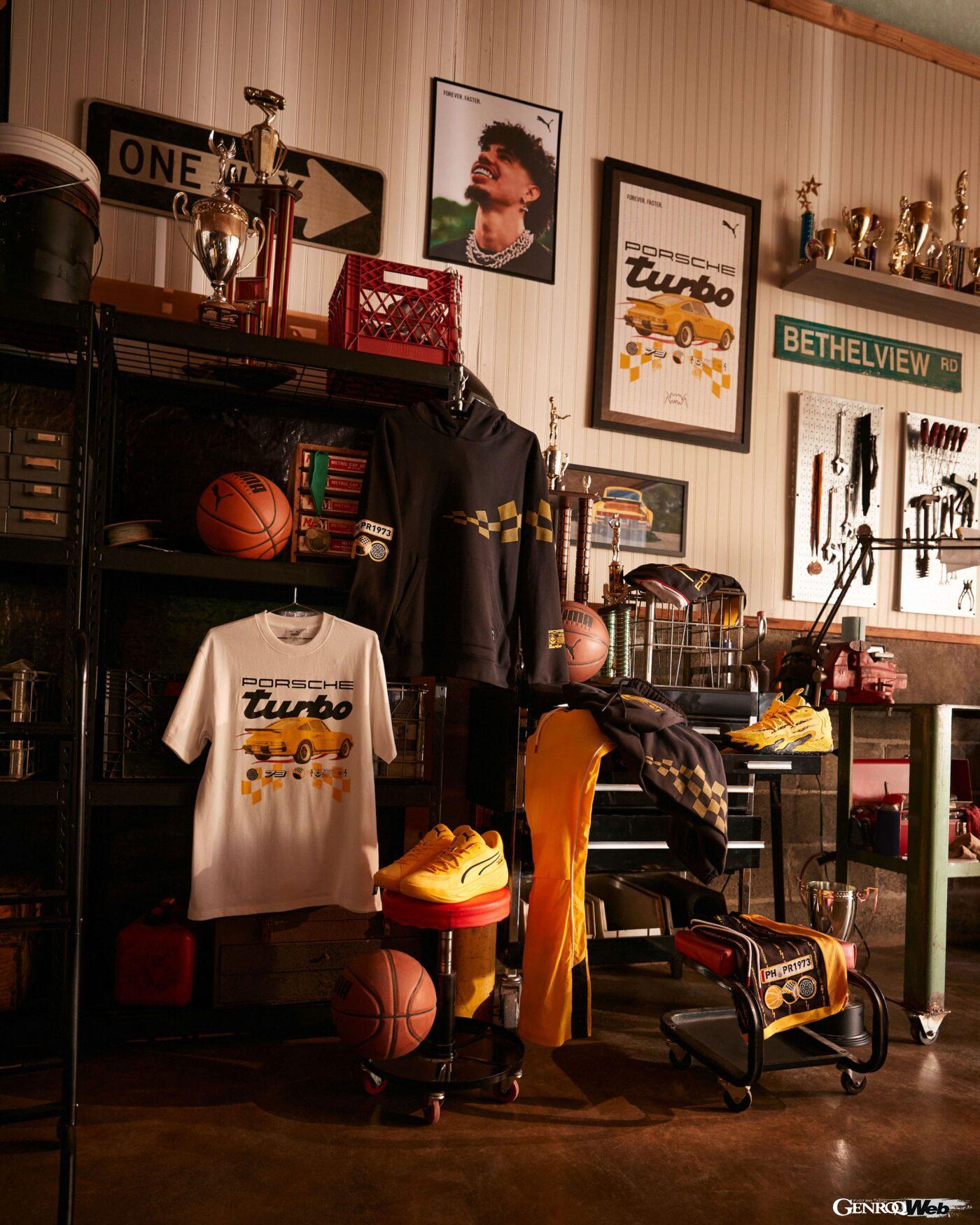 スニーカーやアパレルアイテムを展開してきた「プーマ×ポルシェ・コレクション」に、鮮やかなイエロー＆ブラックを組み合わせた、2種類のスニーカーが登場した。