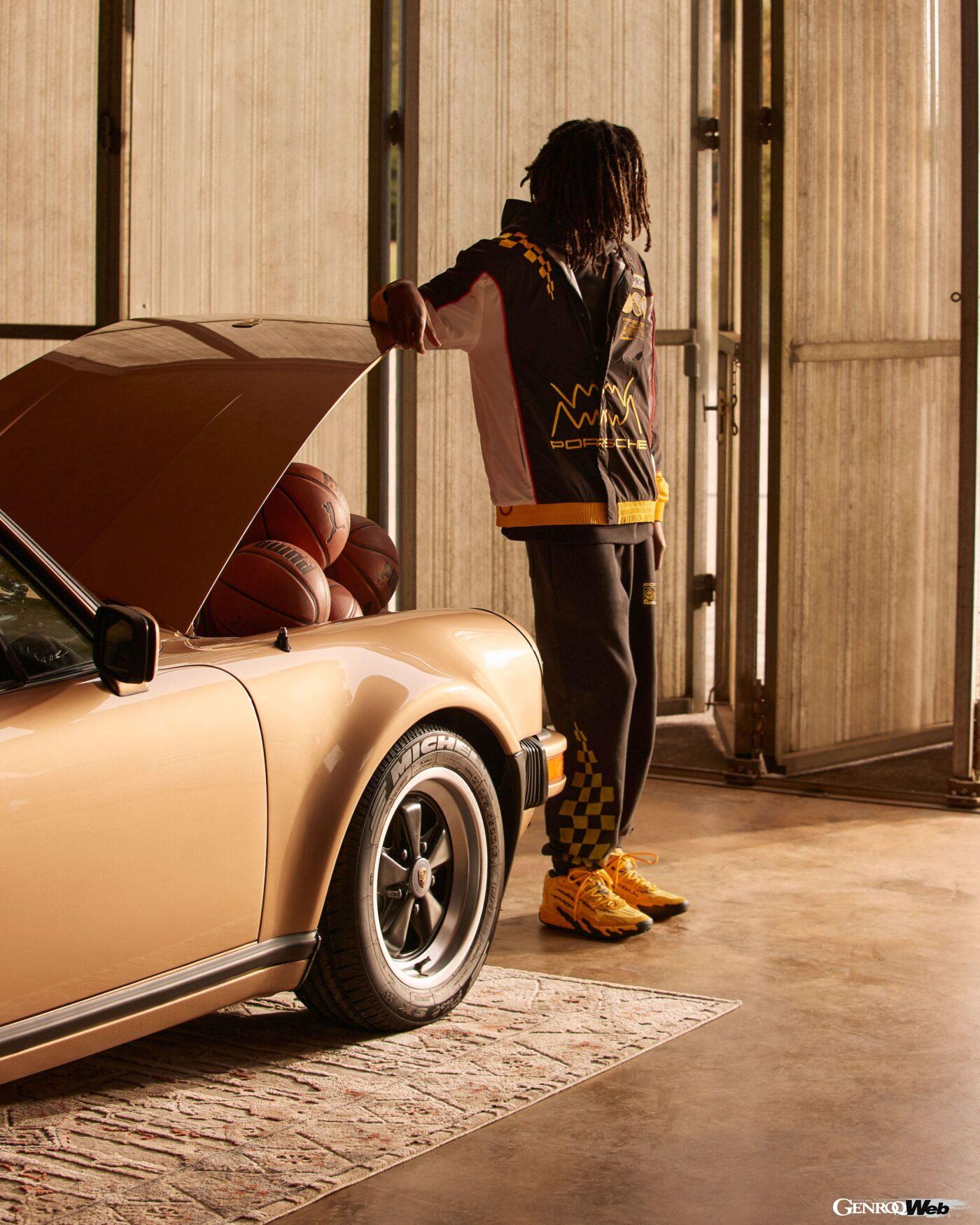 新アイテム「ラメロ・ボール x ポルシェ MB.03」と「プーマ×ポルシェ オールプロ ニトロ」。