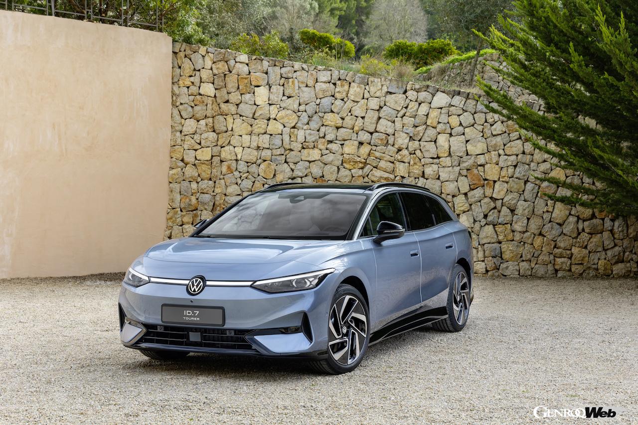 「フォルクスワーゲン ID.7 ツアラー」のエクステリア。