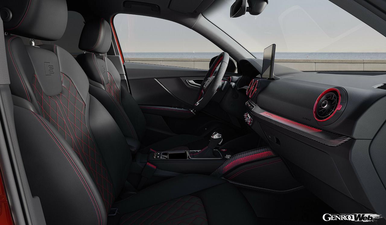 アップデートされた「アウディ Q2」改良新型のインテリア。