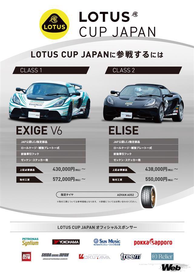 「LOTUS CUP JAPAN 2024」のシリーズ概要。