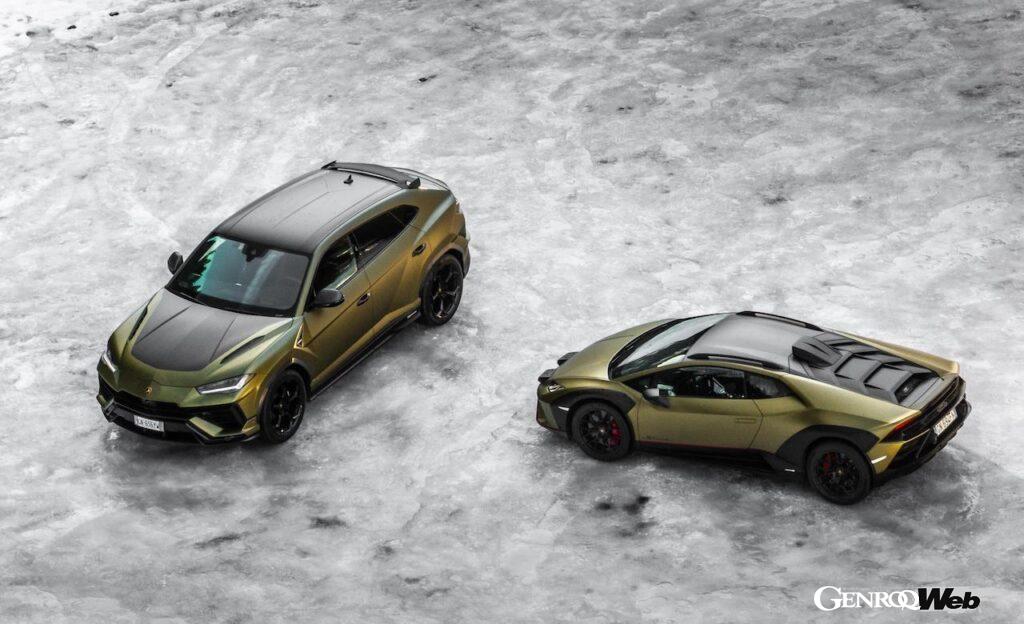 ランボルギーニはVIPゲストを対象に、ウラカン ステラートとウルス Sによる、フランス南東部のスキーリゾート「クールシュヴェル」でのウィンターツアーを実施した。