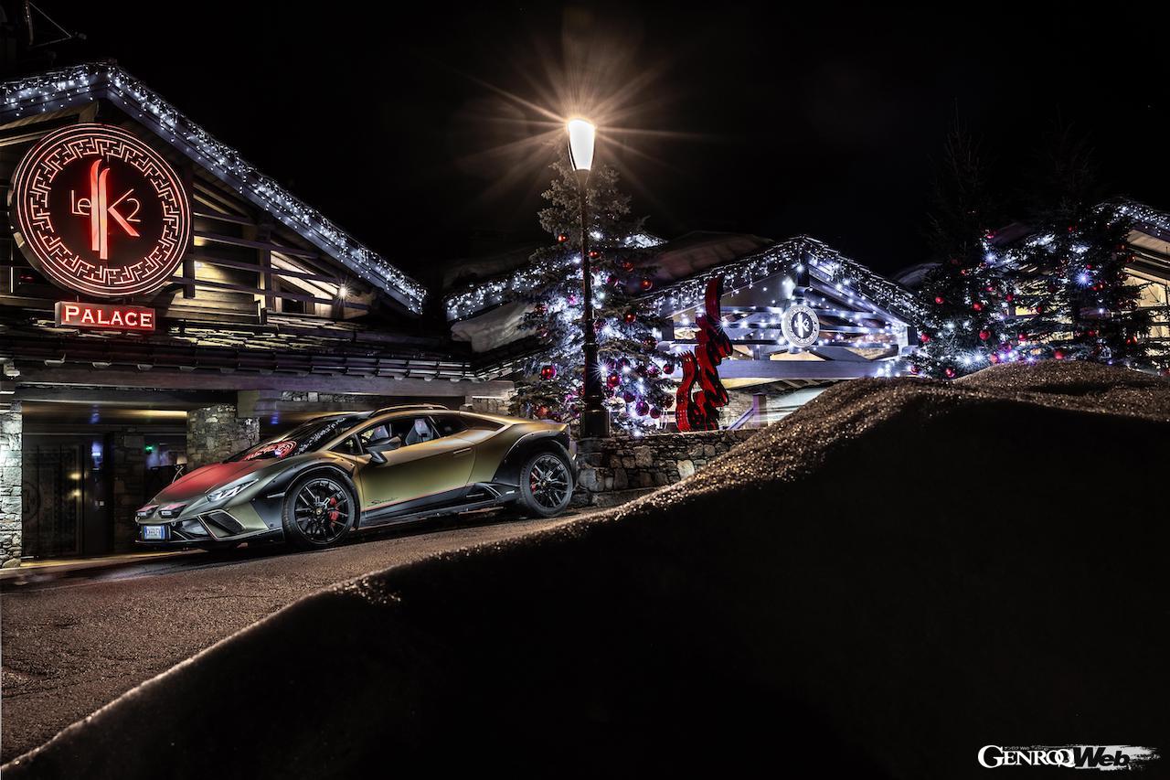 エベレストを臨むチベットのロッジをイメージした超高級ホテル「ル・K2・パレス」に宿泊。最高のホスピタリティに加えて、極上のフレンチも堪能した。