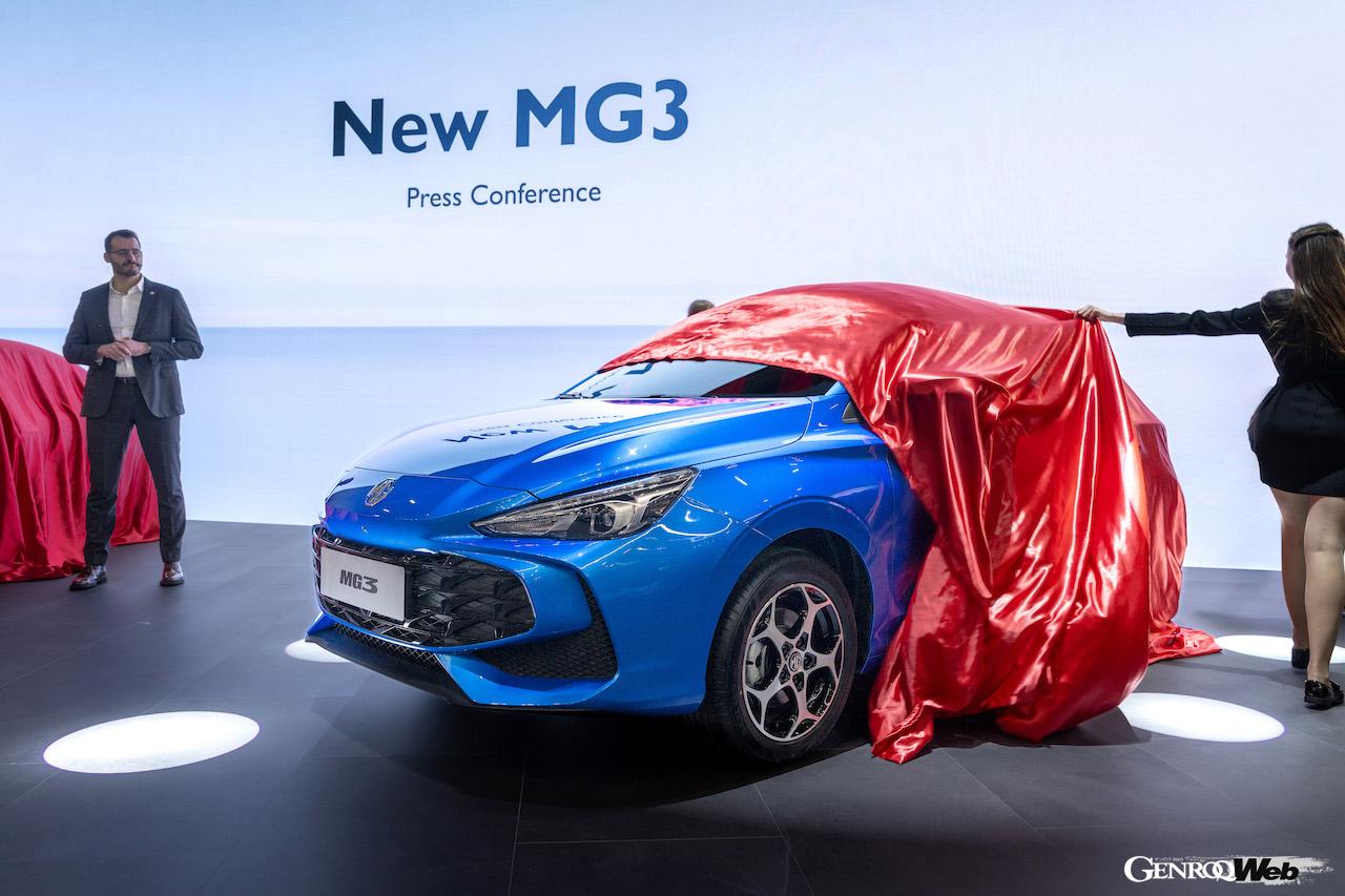 新型「MG3 ハイブリッド+」は、1.5リッター直4ガソリンエンジンにモーターを組み合わせた新開発「ハイブリッド+（Hybrid+）」パワートレインを搭載する。