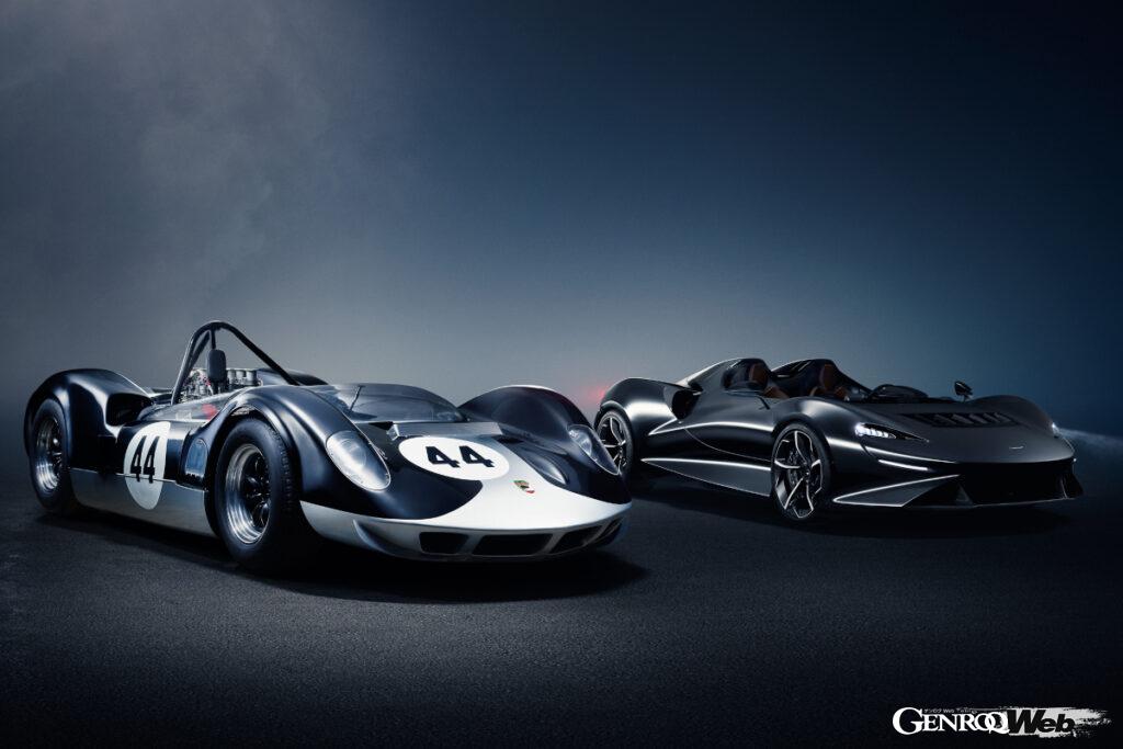 車名は創始者ブルース・マクラーレンが1964〜1967年に開発したレーシングカー、M1A、M1B、M1Cの製作を委託していたエルバ社に由来する。