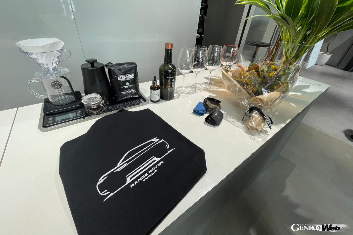 イベントでは、洗練された空間にレンジローバー イヴォークを展示するが、それだけではなく様々なワークショップが実施される。