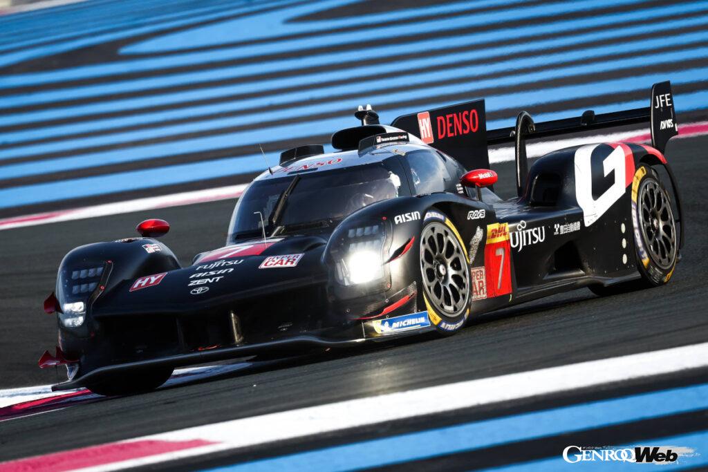 小林可夢偉が乗車するGR010 HYBRID 7号車。