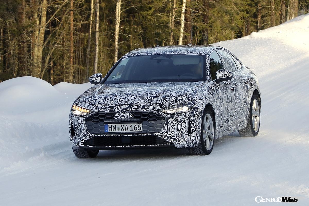 ICE搭載モデルとして、現行の「アウディA4」と「A5」を統合してデビューする次期型「アウディA5」。