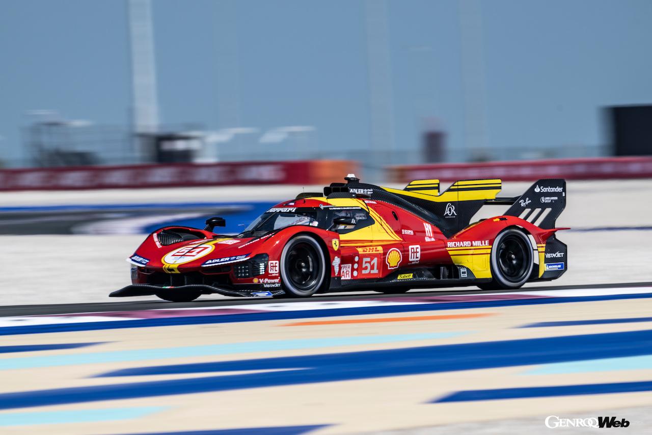 開幕戦カタール1812kmレースに向けて、ルサイル・インターナショナル・サーキットで公式プロローグテストが実施され、フェラーリは3台の499Pを送り込んだ。
