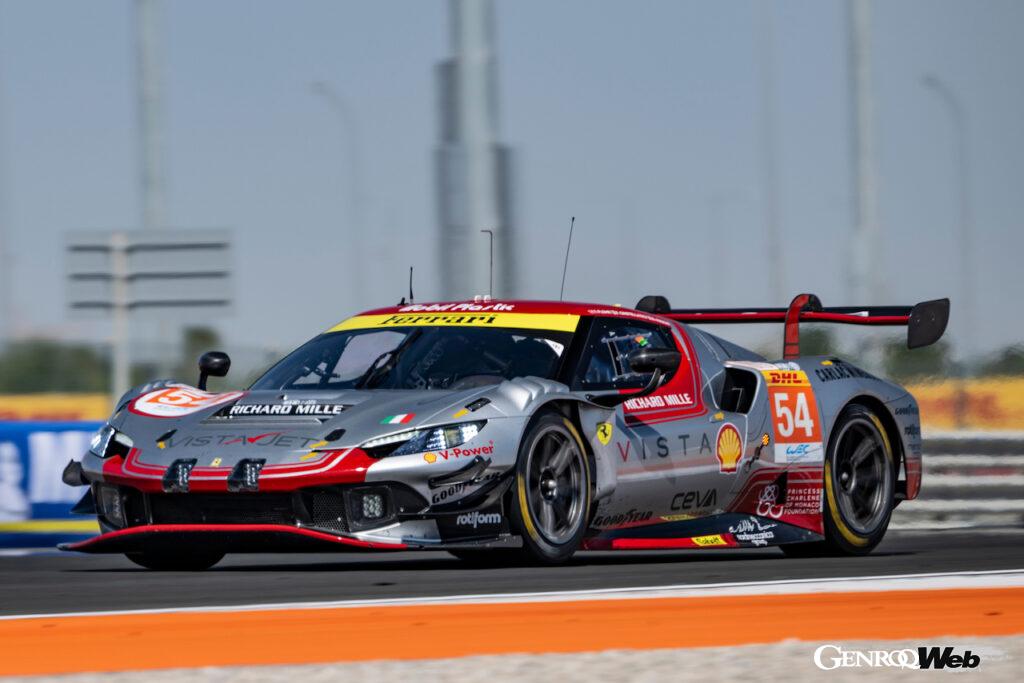 今シーズンからスタートする「LMGT3クラス」に参戦する、ビスタ・AFコルセのフェラーリ 296 LMGT3。