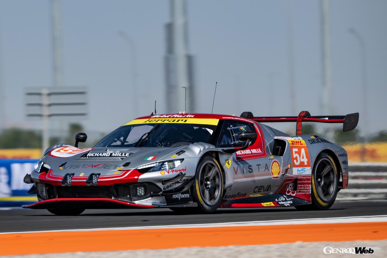 今シーズンからスタートする「LMGT3クラス」に参戦する、ビスタ・AFコルセのフェラーリ 296 LMGT3。