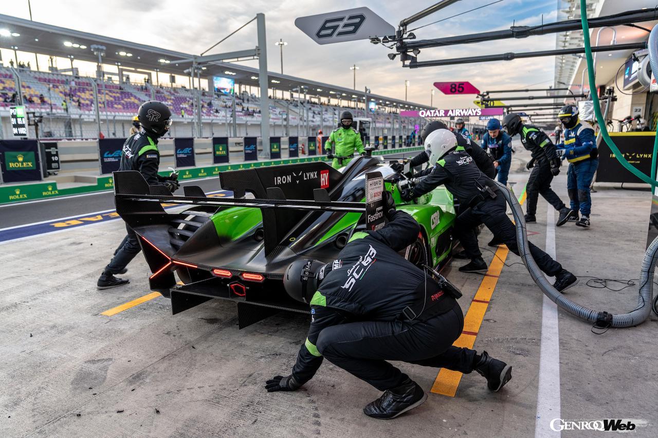 WEC開幕戦カタール1812kmレースでデビューを飾った「ランボルギーニ SC63」。