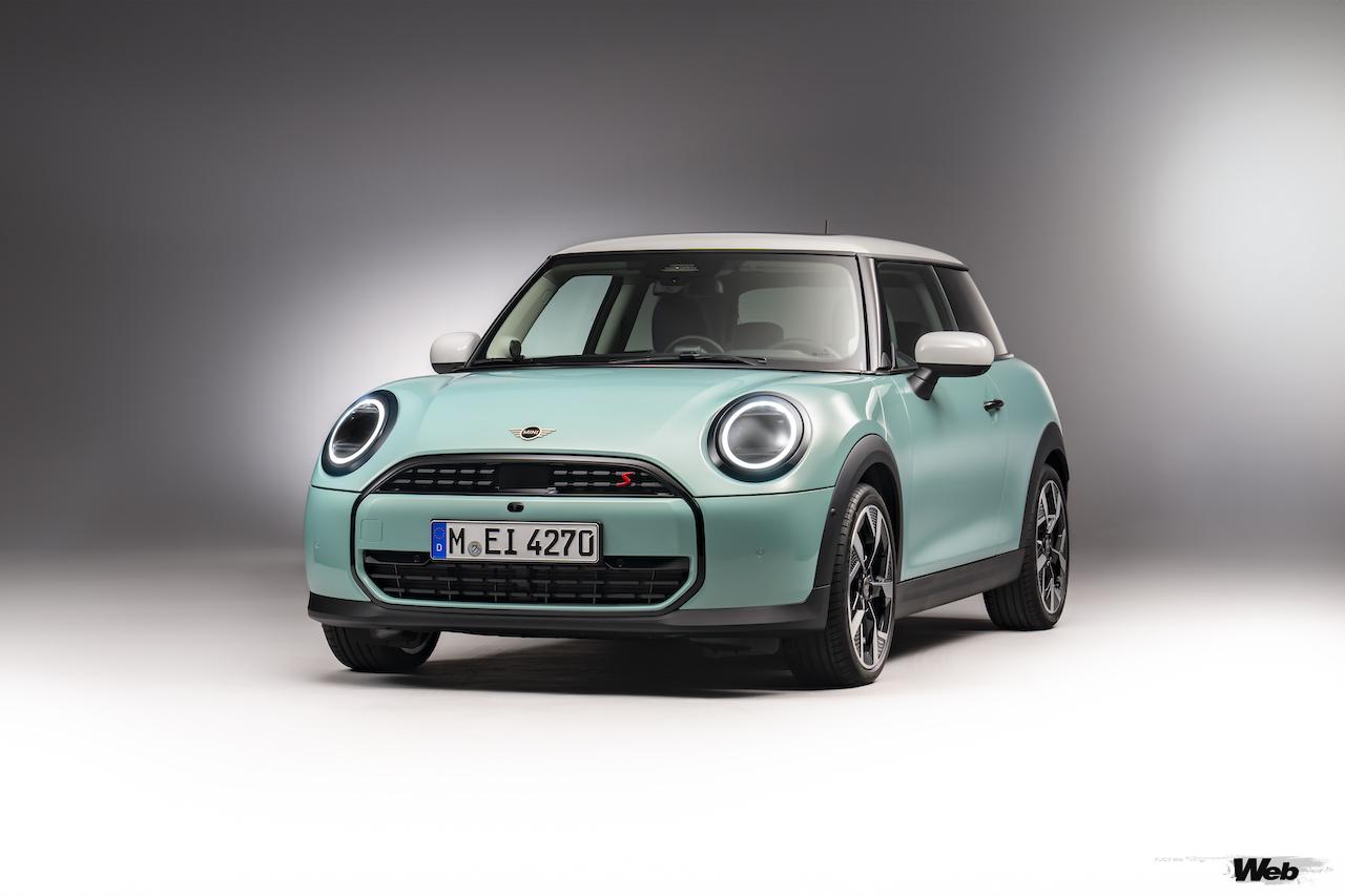 新型「MINI クーパー S 3ドア」のエクステリア。