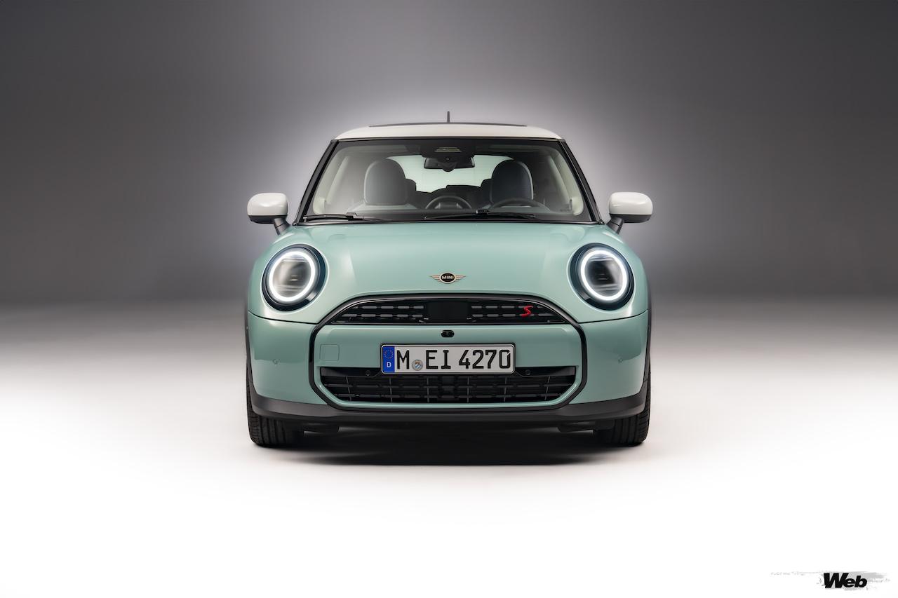 新型「MINI クーパー S 3ドア」のエクステリア。