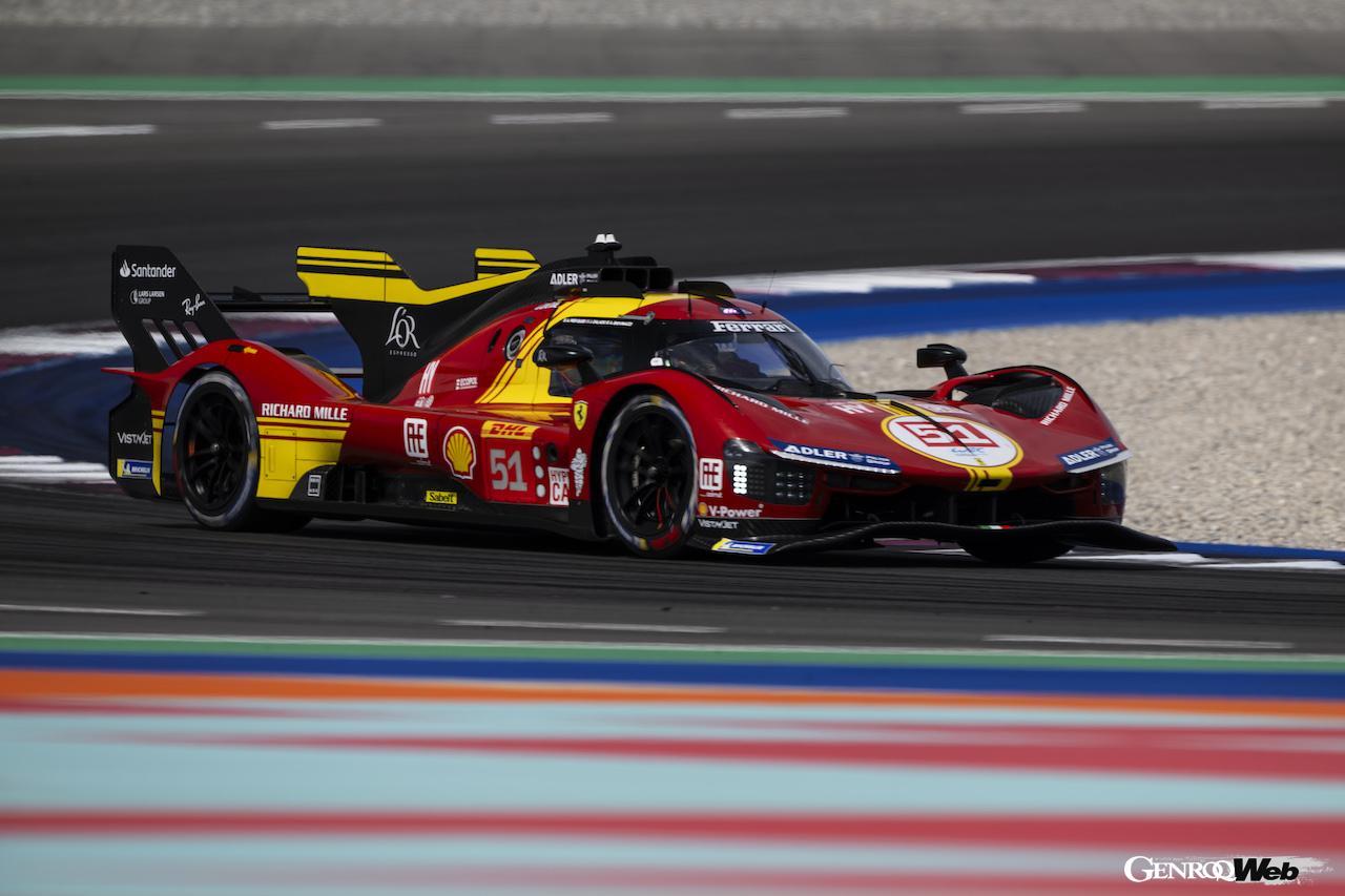 WEC開幕戦「カタール1812kmレース」において、フェラーリ・AFコルセの499P 83号車がフェラーリ勢最上位の5位入賞を果たした。