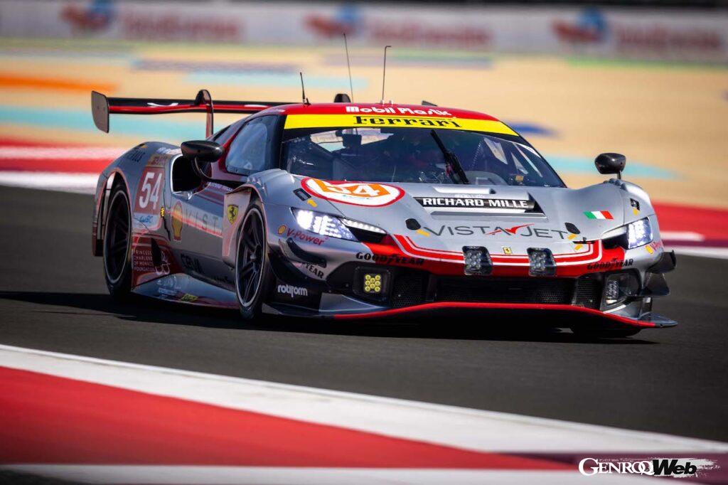 新たにスタートした「LMGT3クラス」において、ビスタ・AFコルセ参戦したフェラーリ 296 LMGT3は、54号車が5位、55号車が7位で走り切った。