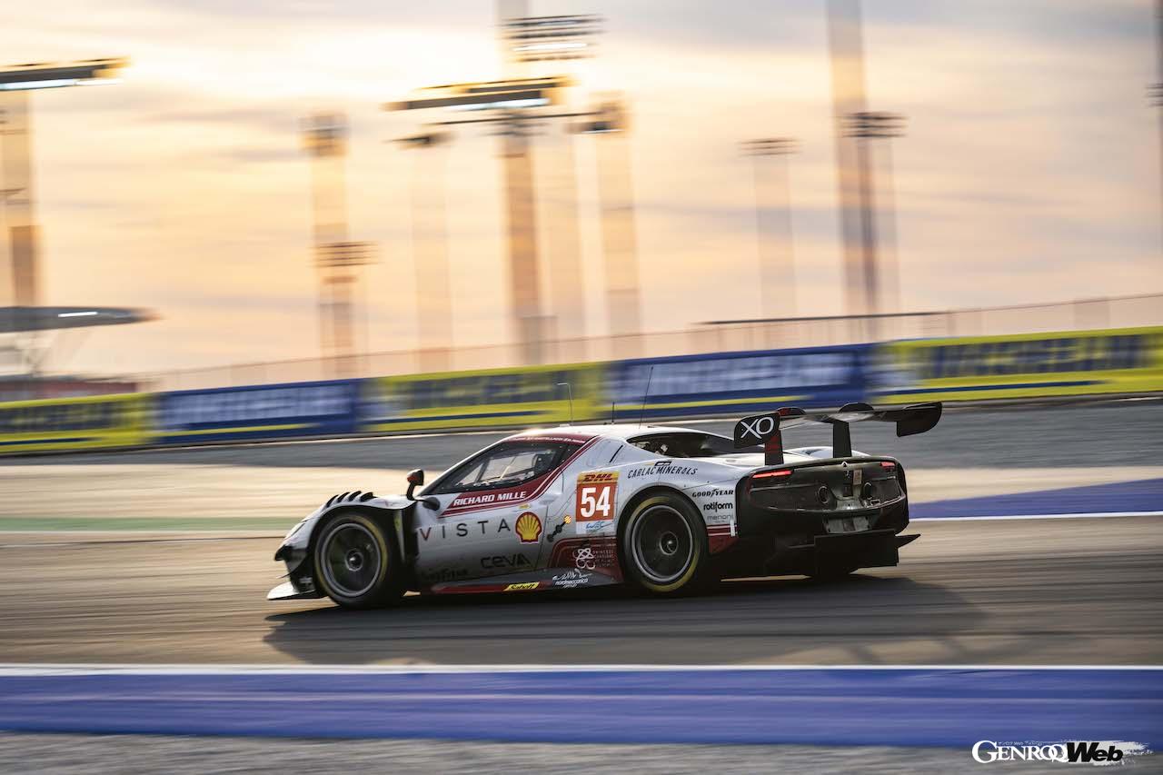 新たにスタートした「LMGT3クラス」において、ビスタ・AFコルセ参戦したフェラーリ 296 LMGT3は、54号車が5位、55号車が7位で走り切った。