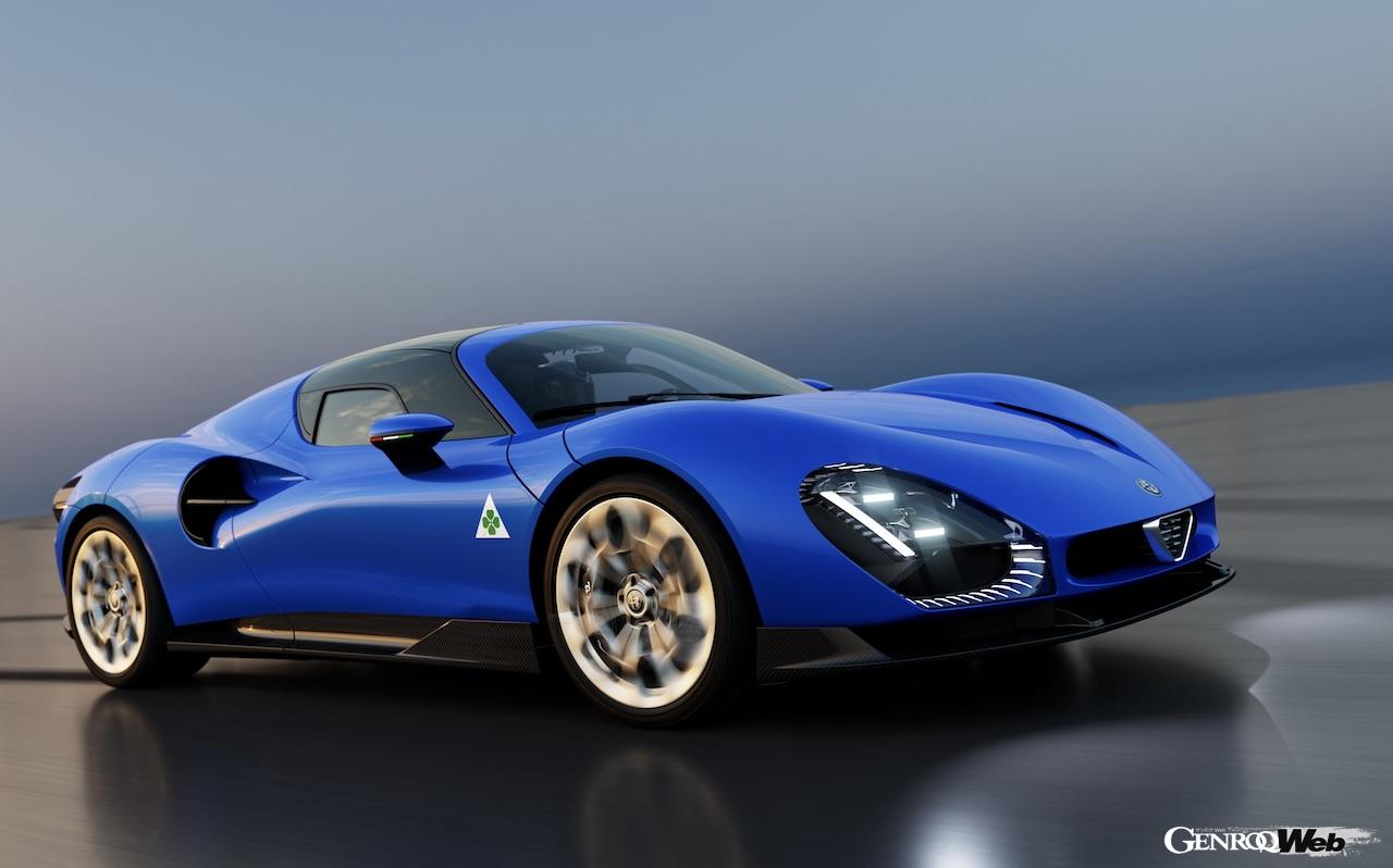 アルファロメオは3月3日を「33 ストラダーレ・デイ」に制定し、合わせてブルーレアのスペシャルカラーを纏った33 ストラダーレを公開した。