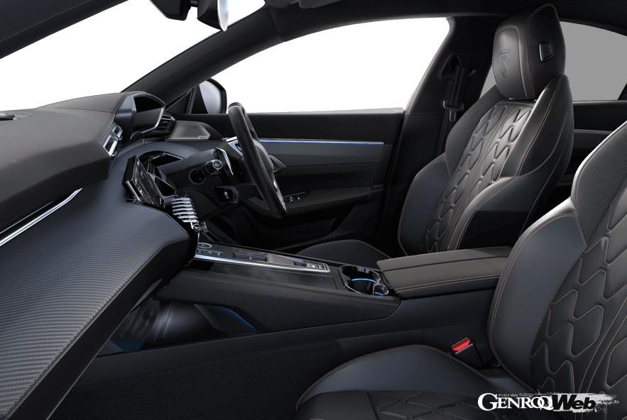 最新プジョーデザインを纏った「プジョー 508」改良新型のインテリア。