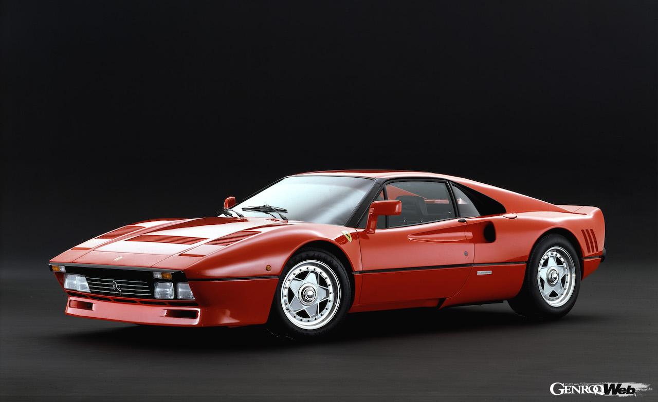 1984年のジュネーブ・モーターショーにおいて、ワールドプレミアされたフェラーリ GTO。「288 GTO」は非公式名称となる。