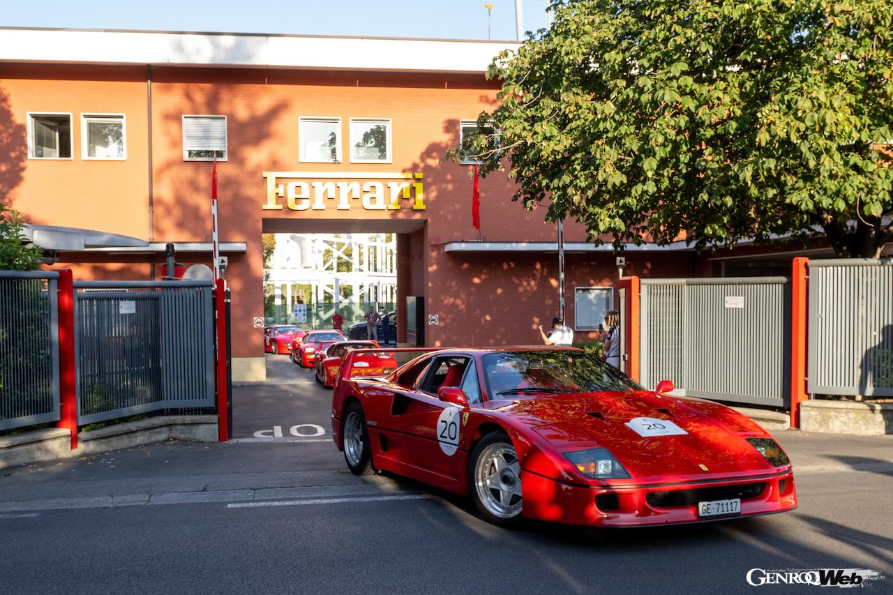 2023年に実施された「F40 レガシー・ツアー2023」の様子。
