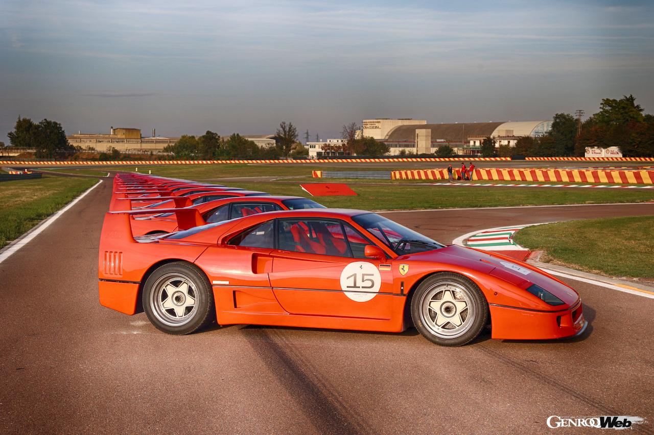 2023年に実施された「F40 レガシー・ツアー2023」の様子。
