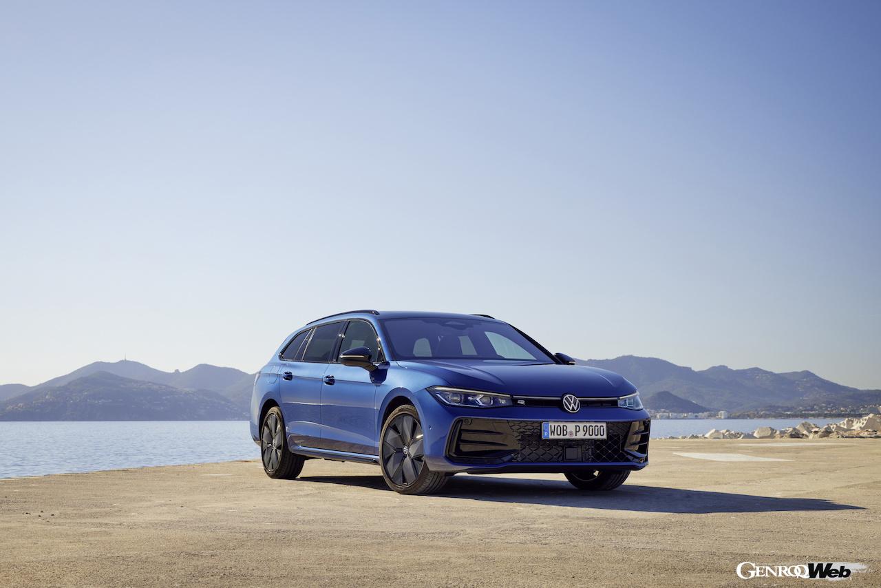 新型「フォルクスワーゲン パサート ヴァリアント」のエクステリア。