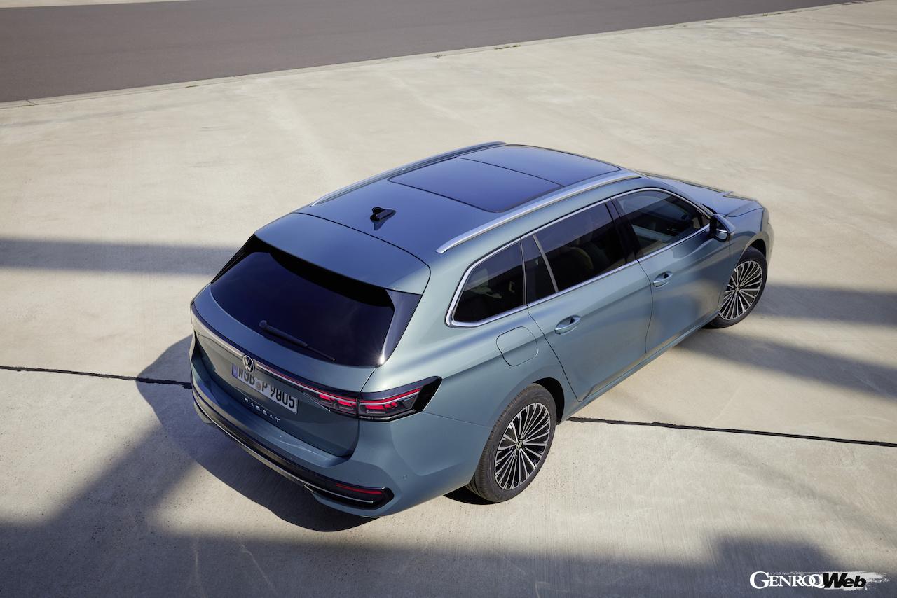 新型「フォルクスワーゲン パサート ヴァリアント」のエクステリア。