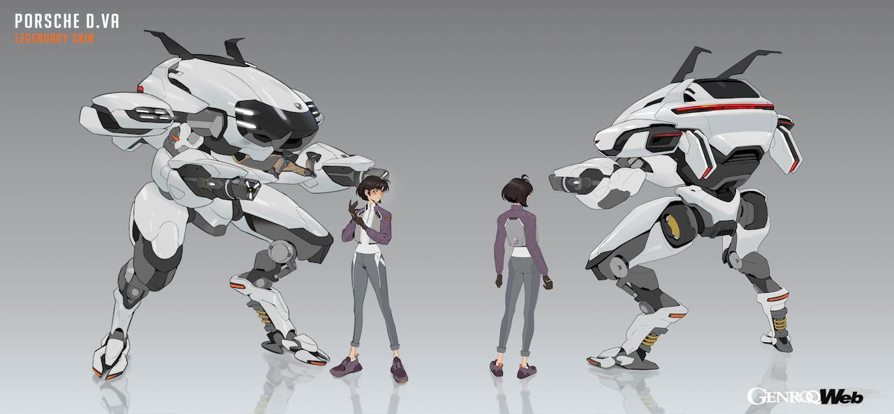 『オーバーウォッチ2』の人気キャラクター「D.Va.」用に、新型マカンのデザインを纏ったスペシャルスキンが開発された。