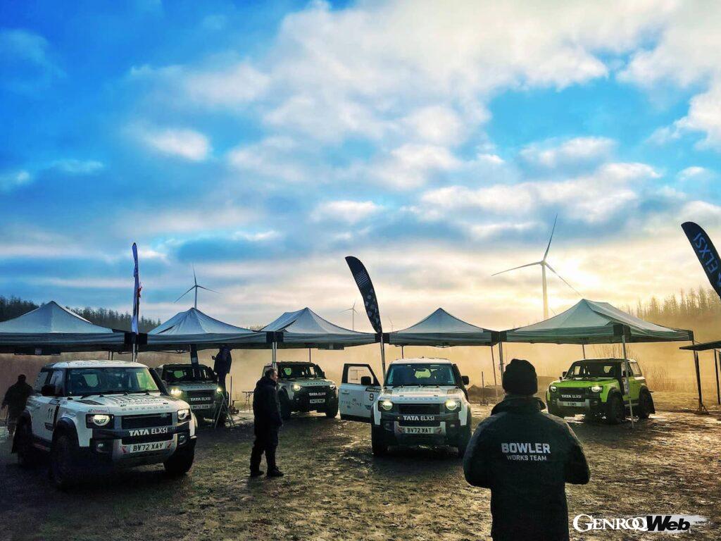 ディフェンダー 90によるワンメイクラリーシリーズ「ディフェンダー・ラリー・シリーズUK」が、ウォルターズ・アリーナで開幕した。