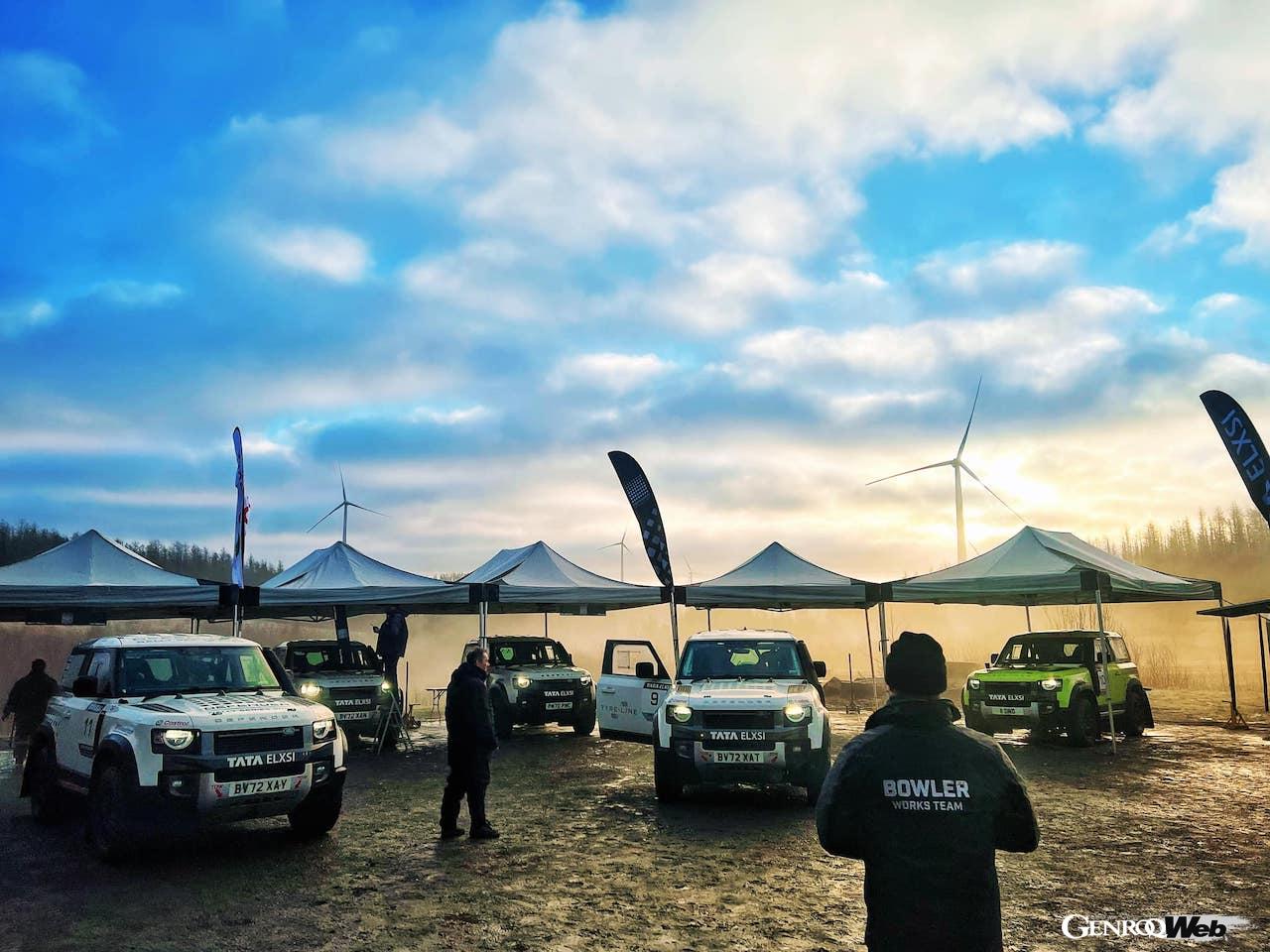 ディフェンダー 90によるワンメイクラリーシリーズ「ディフェンダー・ラリー・シリーズUK」が、ウォルターズ・アリーナで開幕した。