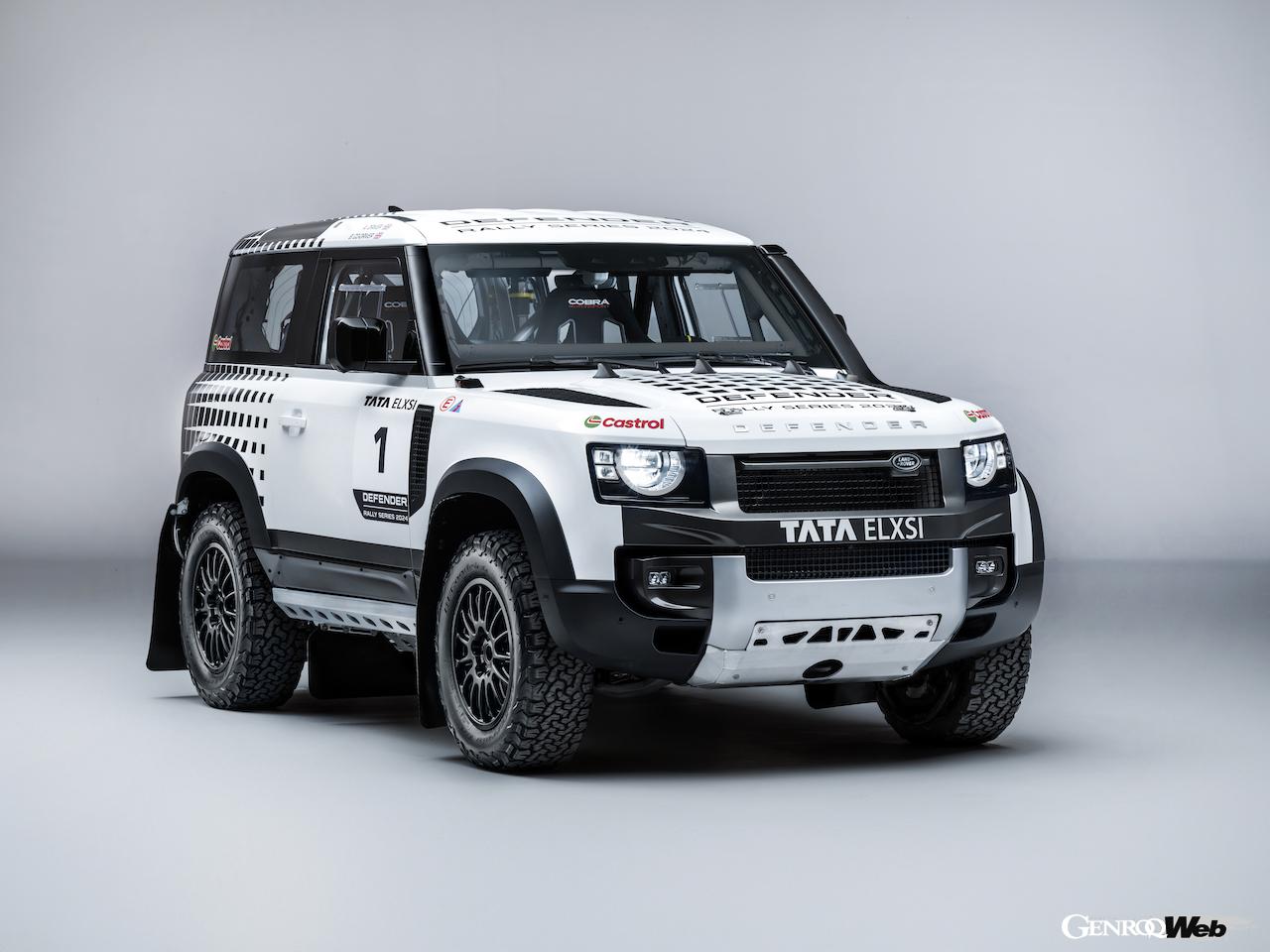 ディフェンダー・ラリー・シリーズUK用「ディフェンダー 90」ワンメイクラリー仕様。