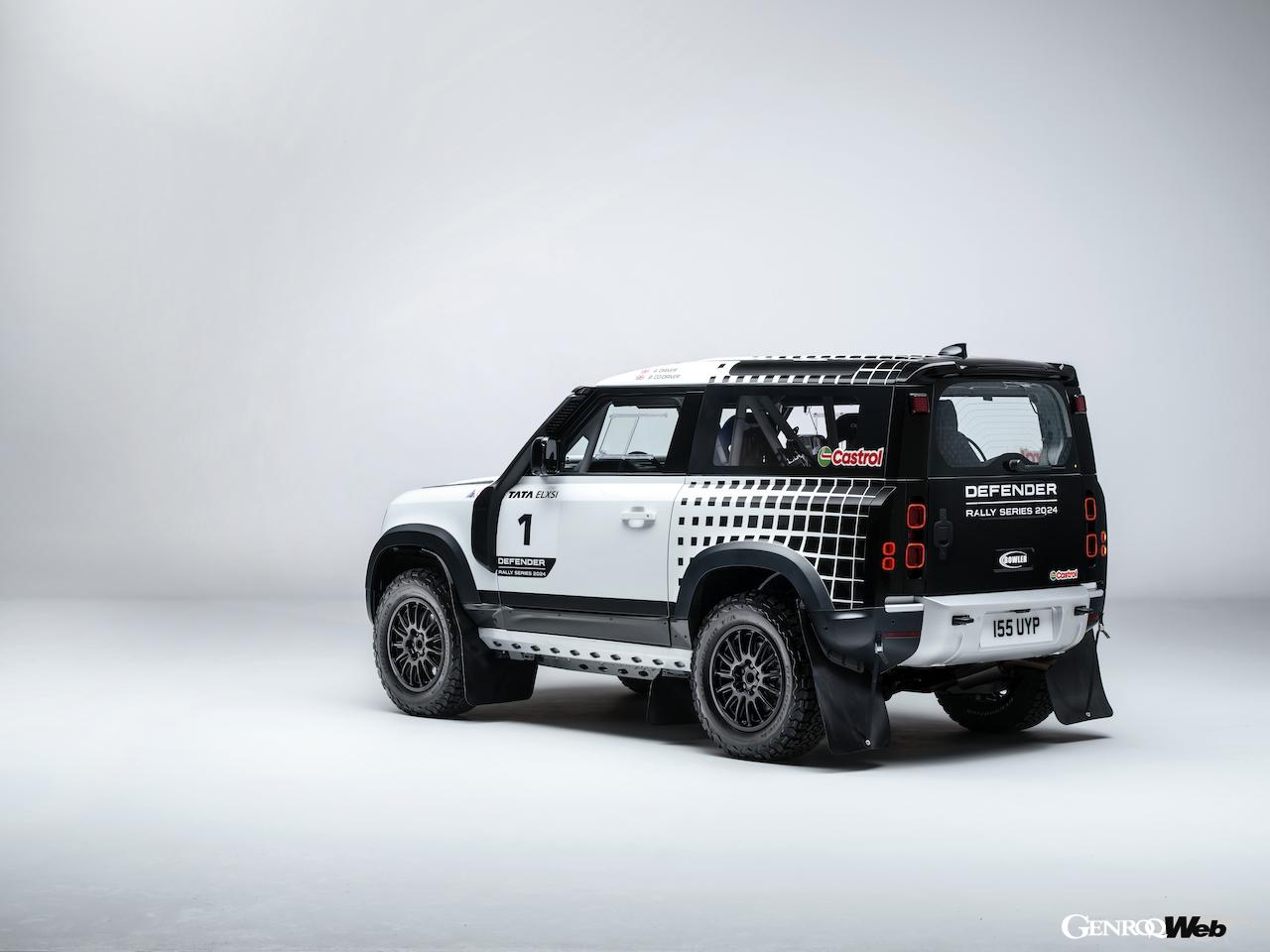 ディフェンダー・ラリー・シリーズUK用「ディフェンダー 90」ワンメイクラリー仕様。