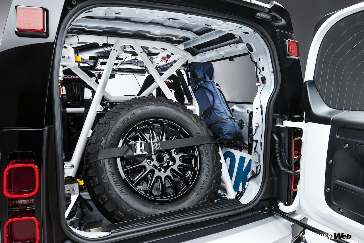 ディフェンダー・ラリー・シリーズUK用「ディフェンダー 90」ワンメイクラリー仕様。