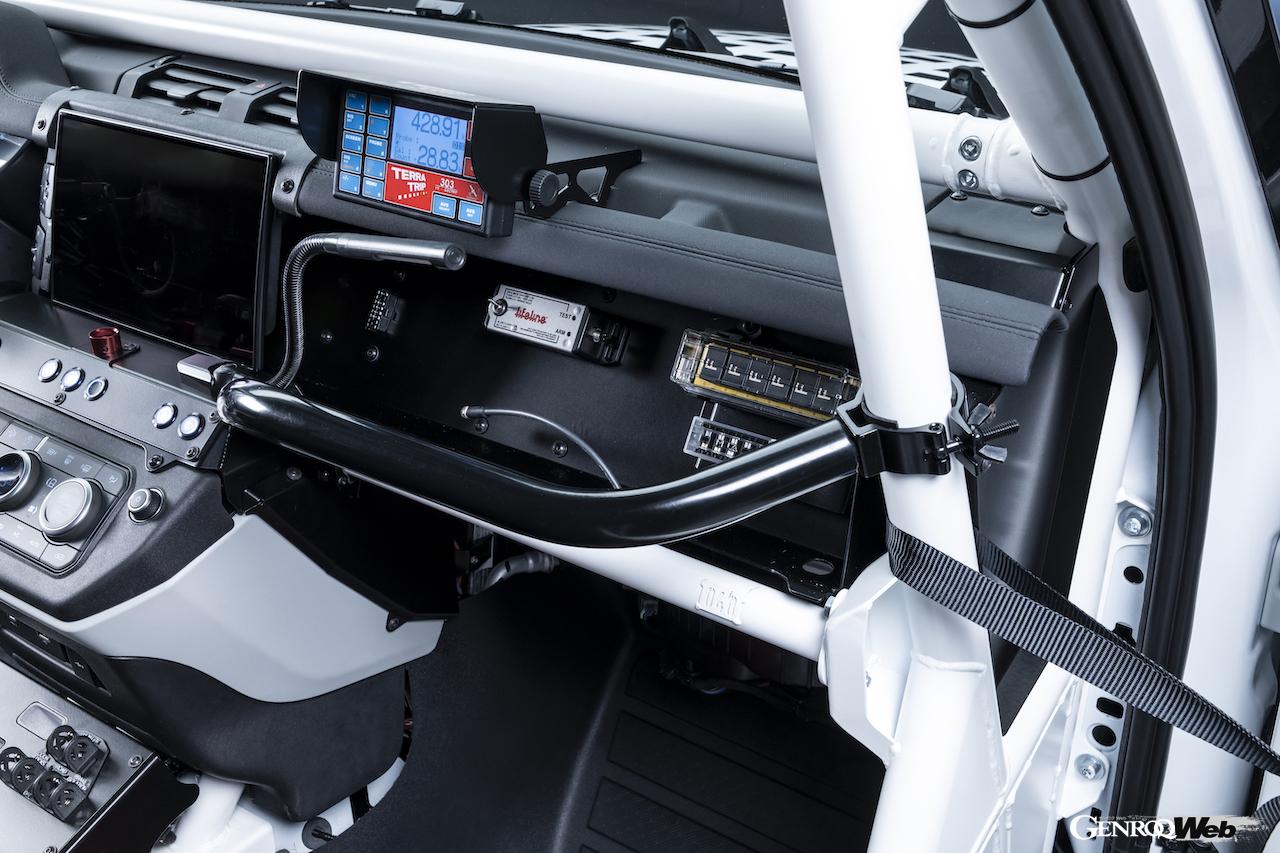 ディフェンダー・ラリー・シリーズUK用「ディフェンダー 90」ワンメイクラリー仕様。