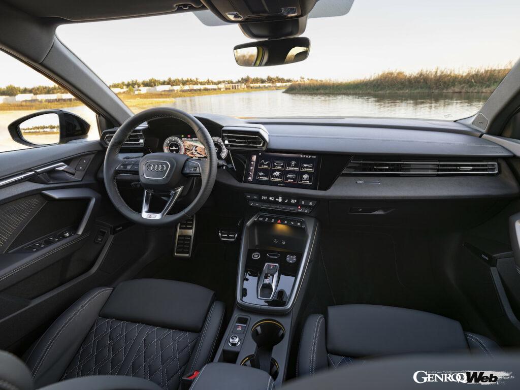 4代目「アウディ A3 スポーツバック」改良新型のインテリア。