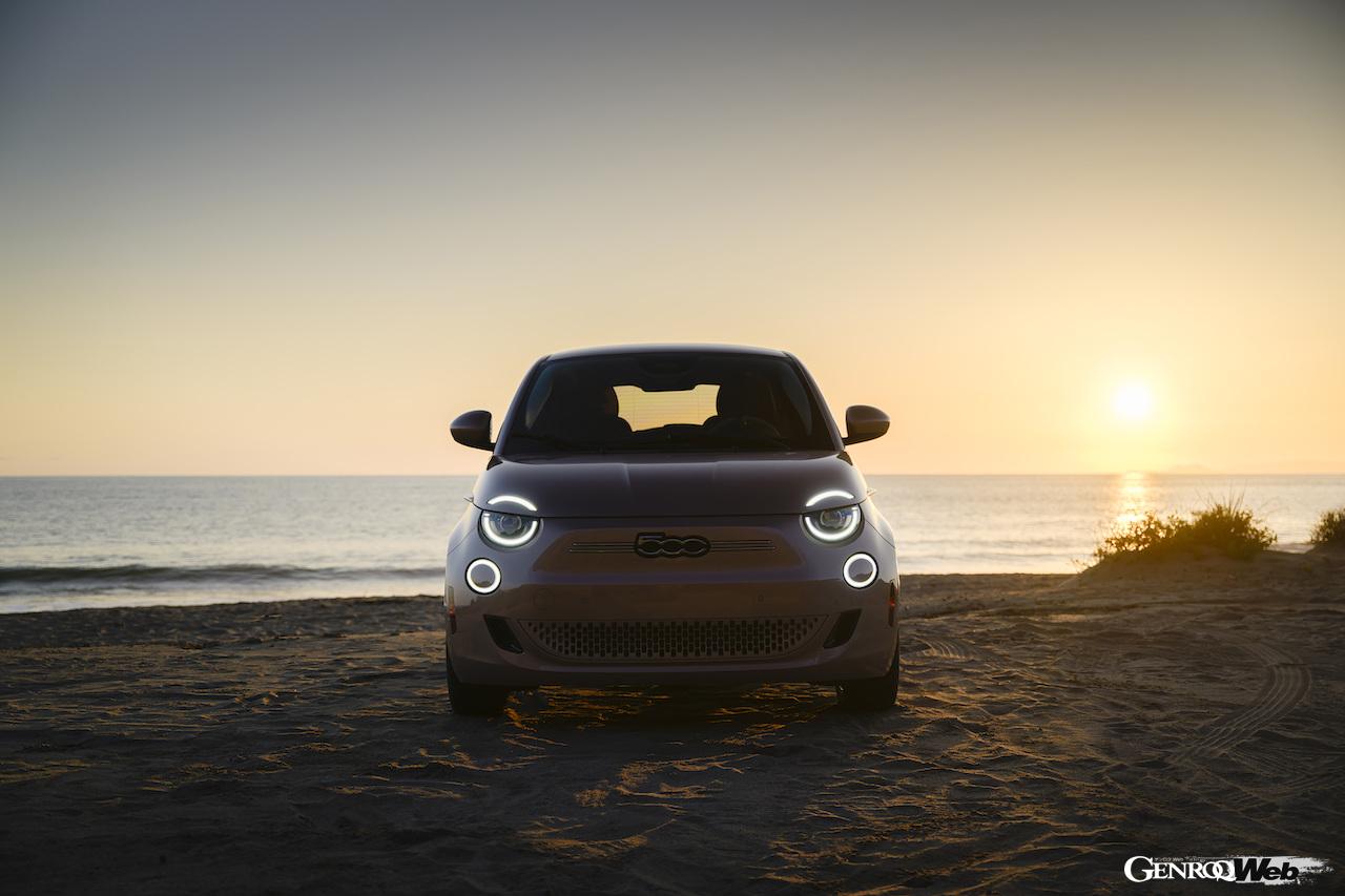 「フィアット 500e Inspired By Beauty」のエクステリア。