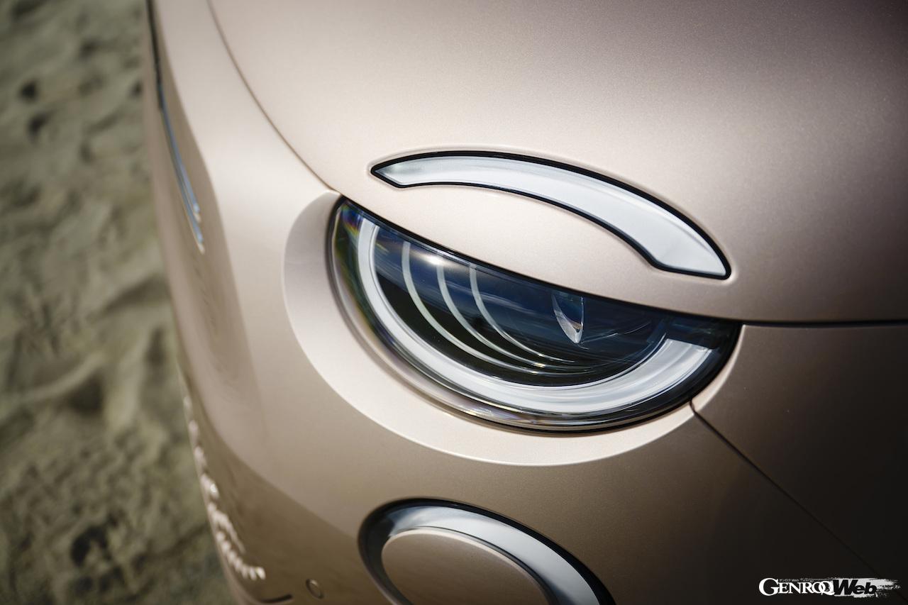 「フィアット 500e Inspired By Beauty」のエクステリア。