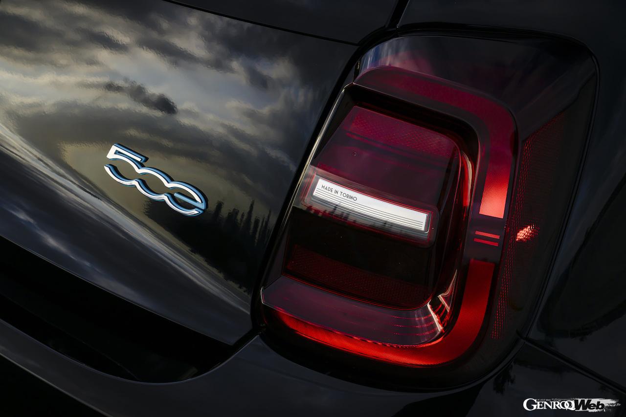 「フィアット 500e Inspired By Music」のエクステリア。