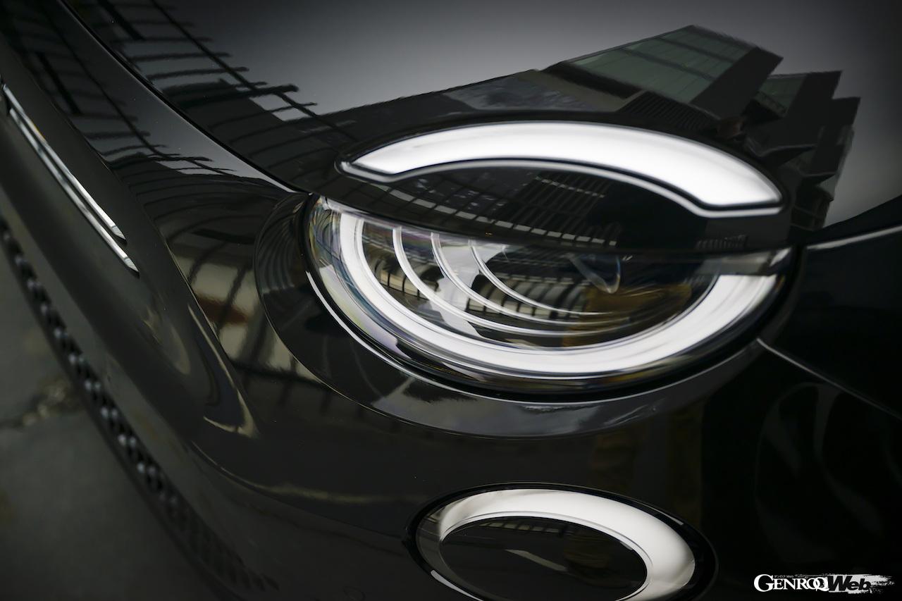 「フィアット 500e Inspired By Music」のエクステリア。