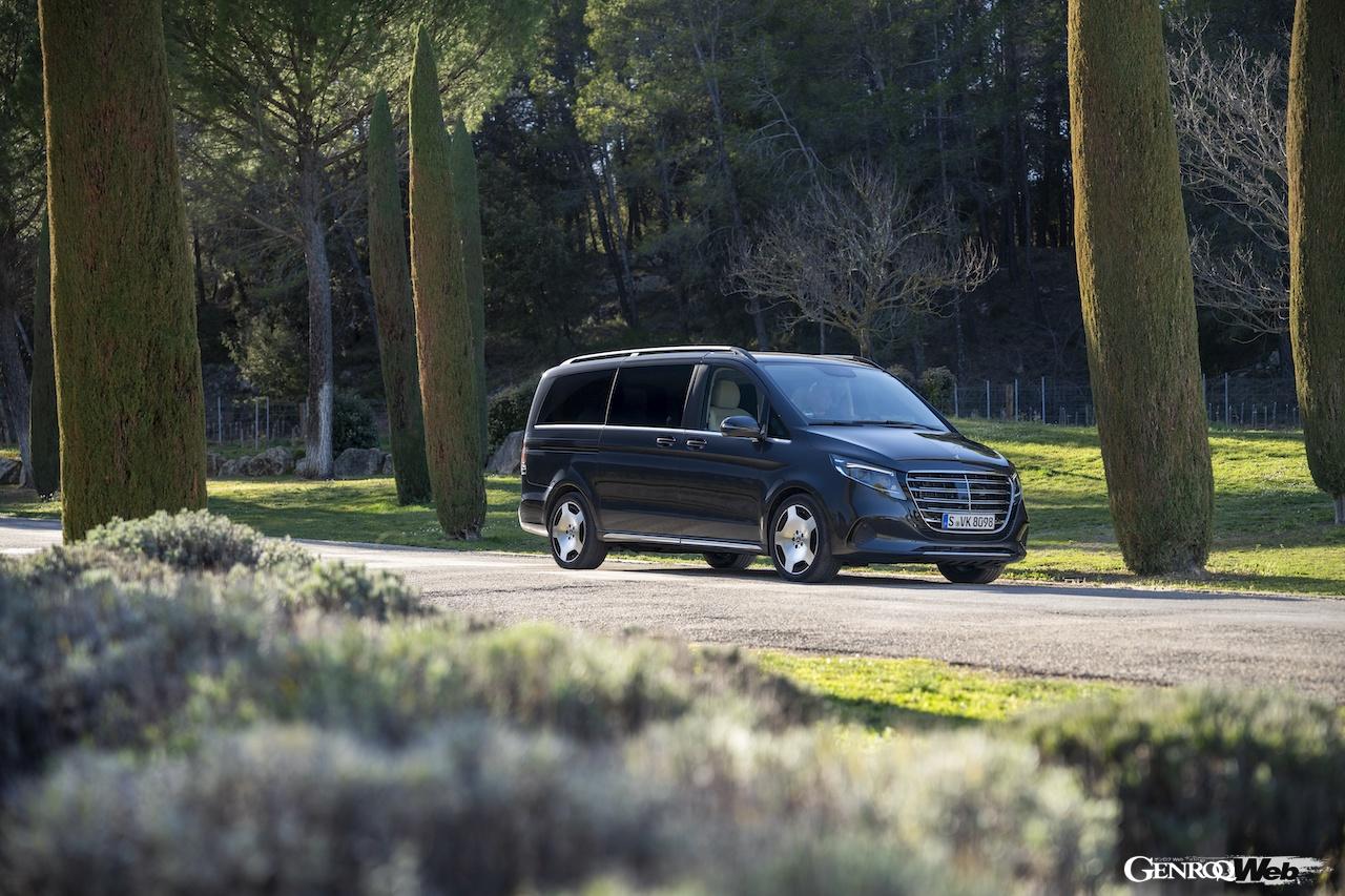 「メルセデス・ベンツ Vクラス」改良新型のエクステリア。