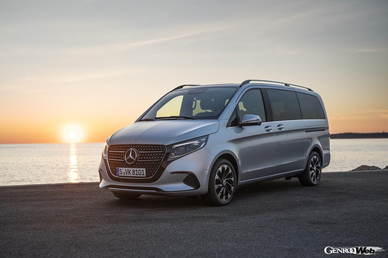 「メルセデス・ベンツ Vクラス」改良新型のエクステリア。