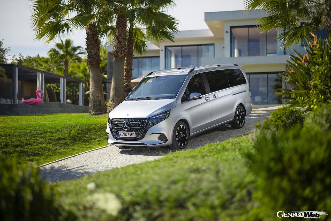 「メルセデス・ベンツ Vクラス」改良新型のエクステリア。